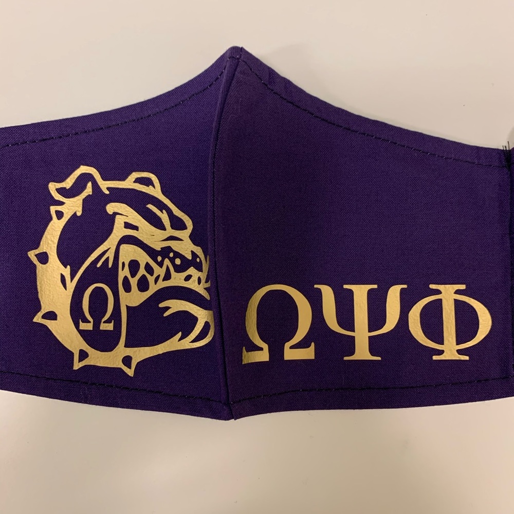 Omega Psi Phi face mask